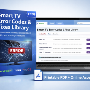 Smart TV Error Codes & Fixes Library