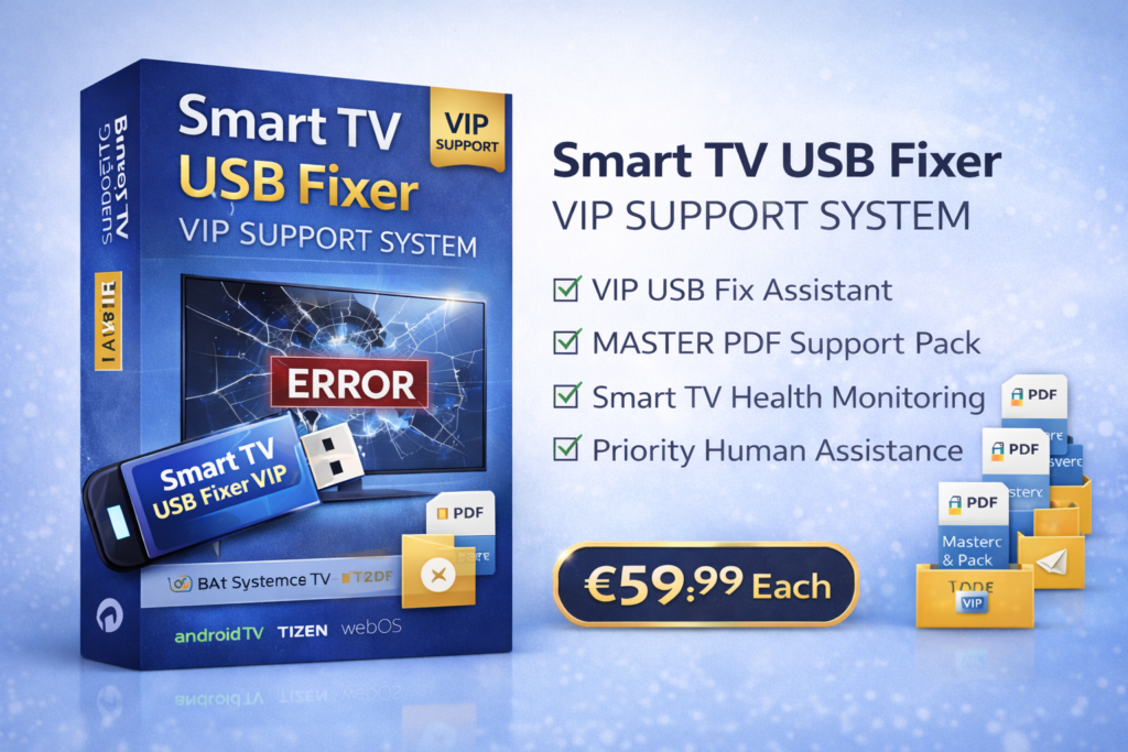 💎 Smart TV USB Fixer – VIP SUPPORT SYSTEM